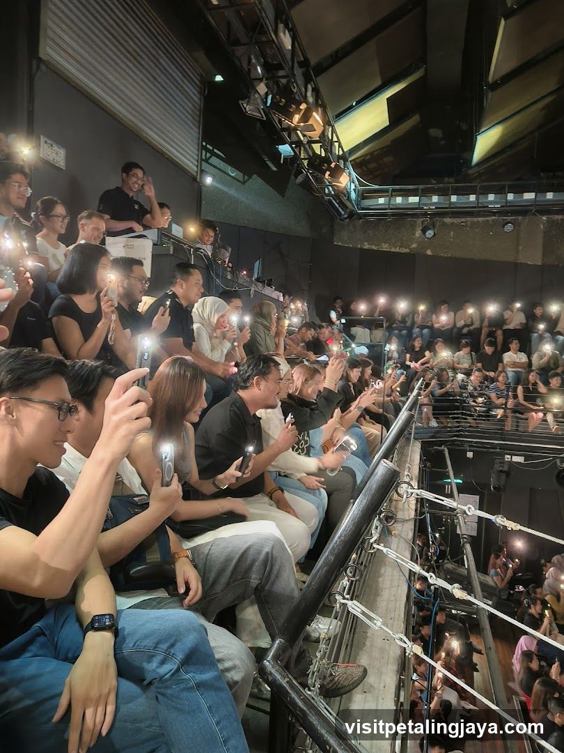 Audience at an indoor event