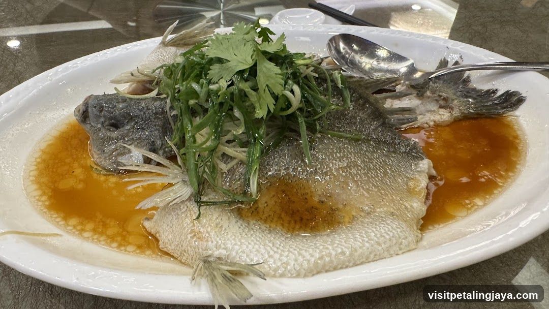 Steamed Fish with Garnish