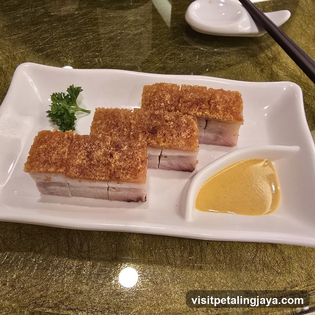 Crispy Pork Belly Slices with Sauce