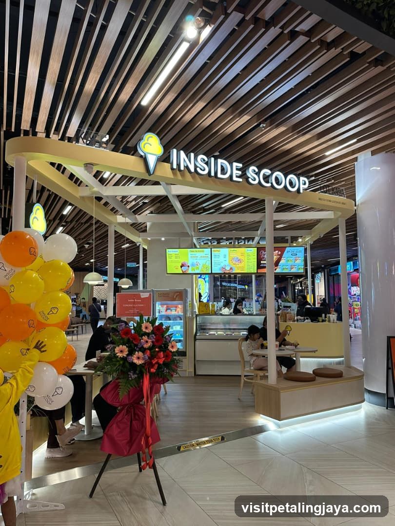 Inside Scoop Store Interior