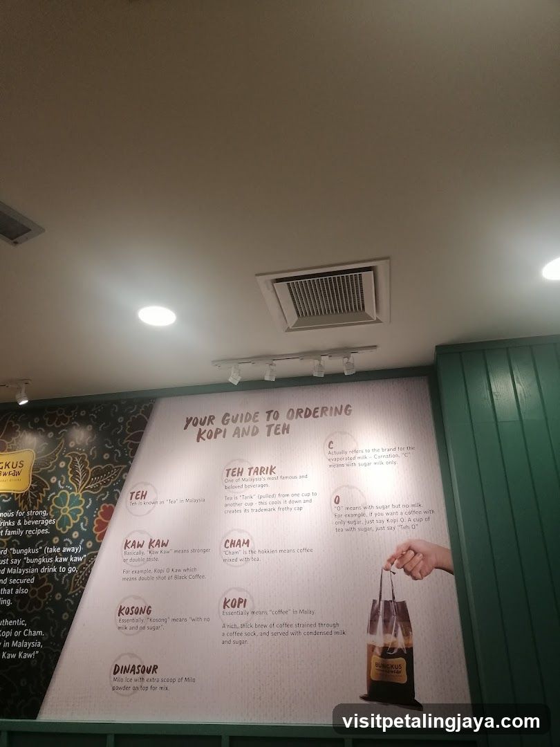 Kopi and Teh Ordering Guide