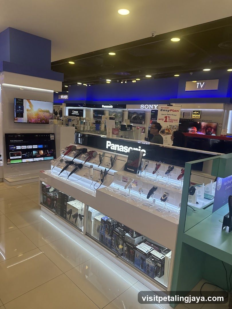 Electronics Store Interior Display