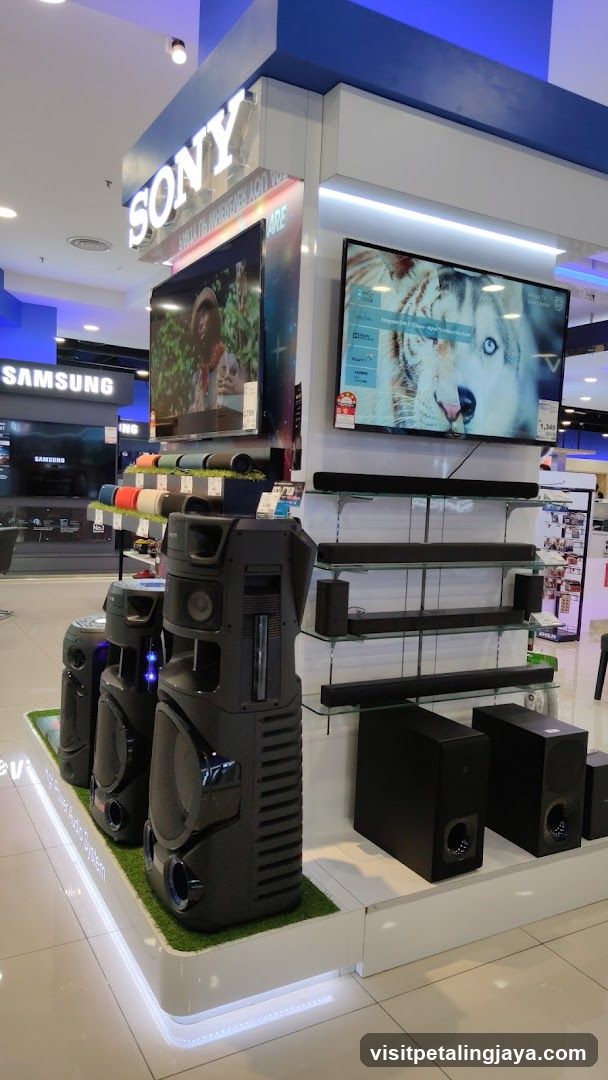 Electronics Store Interior Display