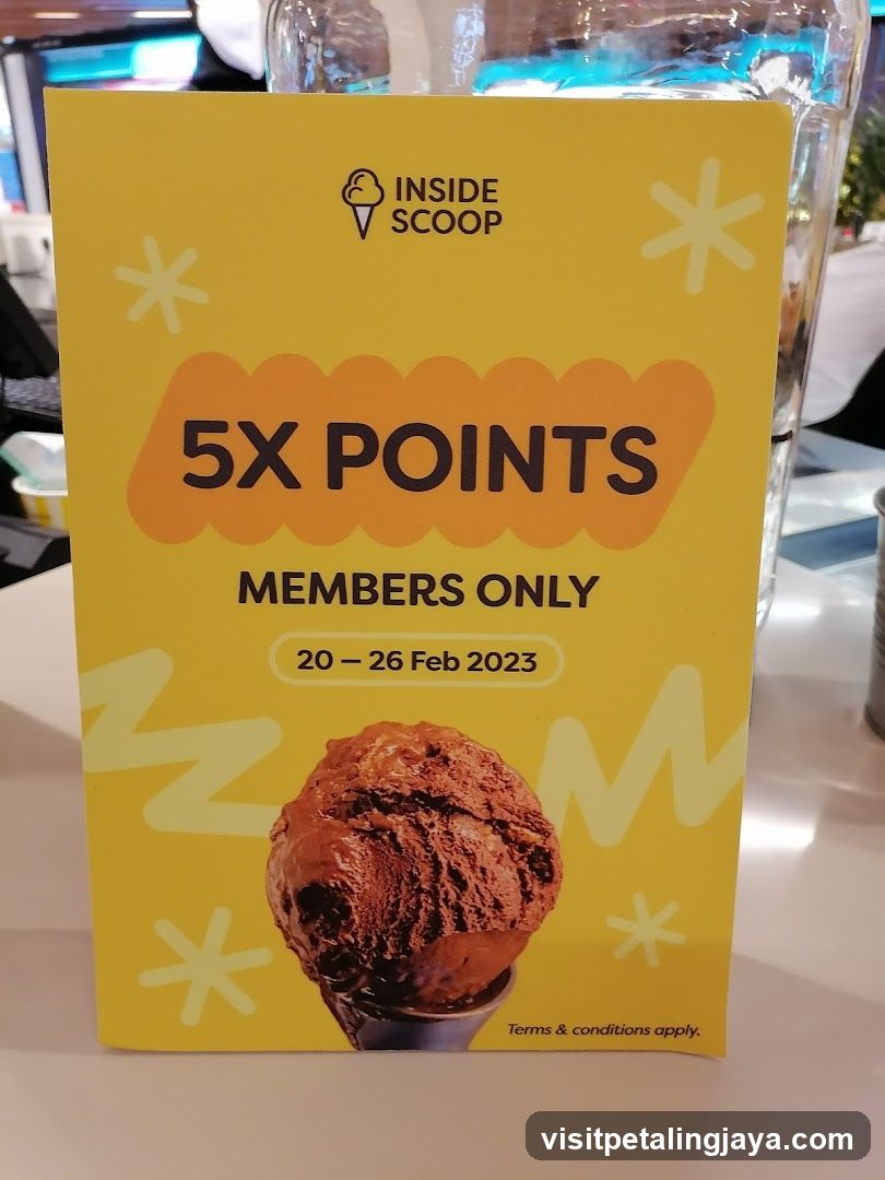 Inside Scoop Promotion Flyer