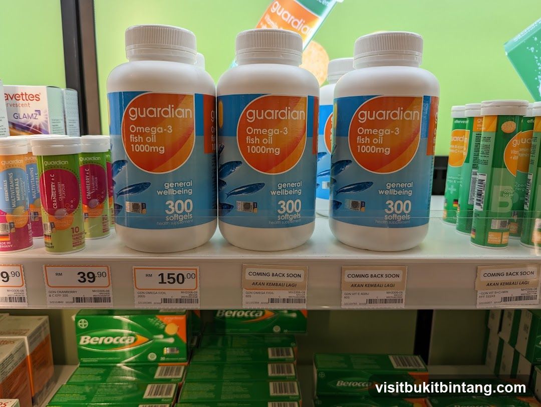 Guardian Omega-3 Fish Oil Supplements