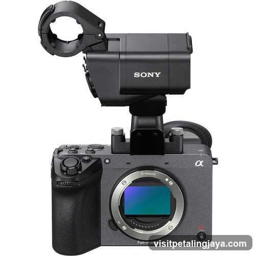 Sony Camera with External Monitor Attachment