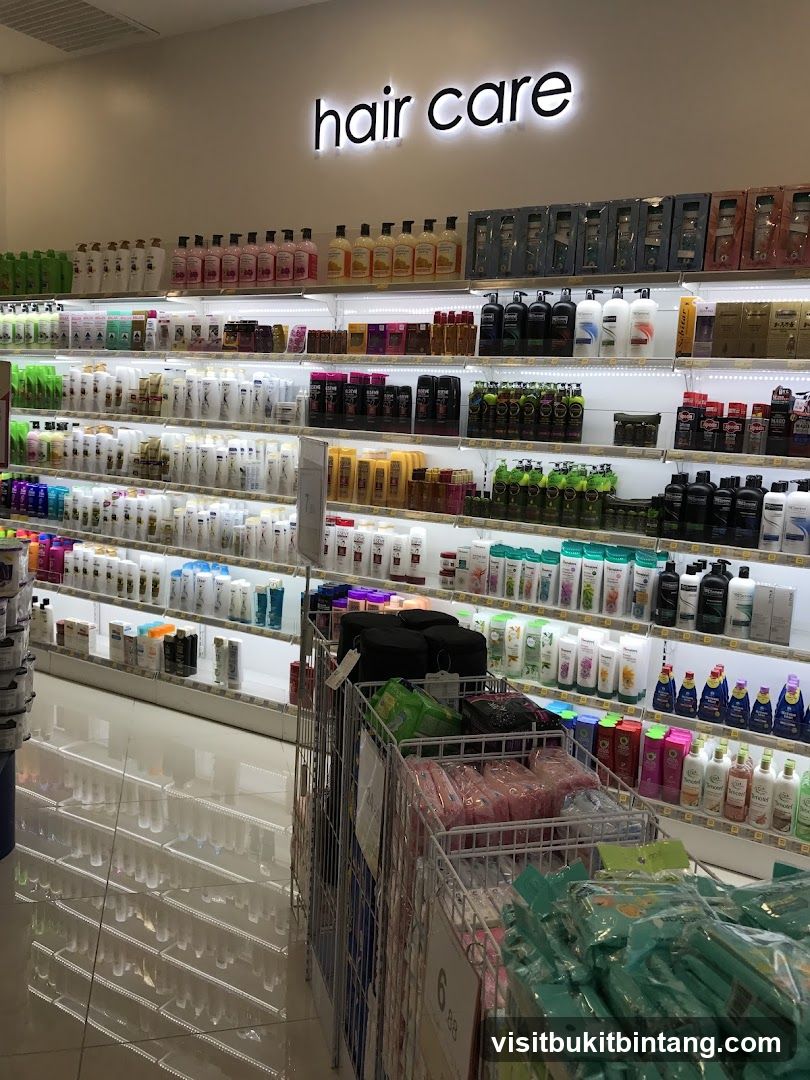 Hair Care Products Display
