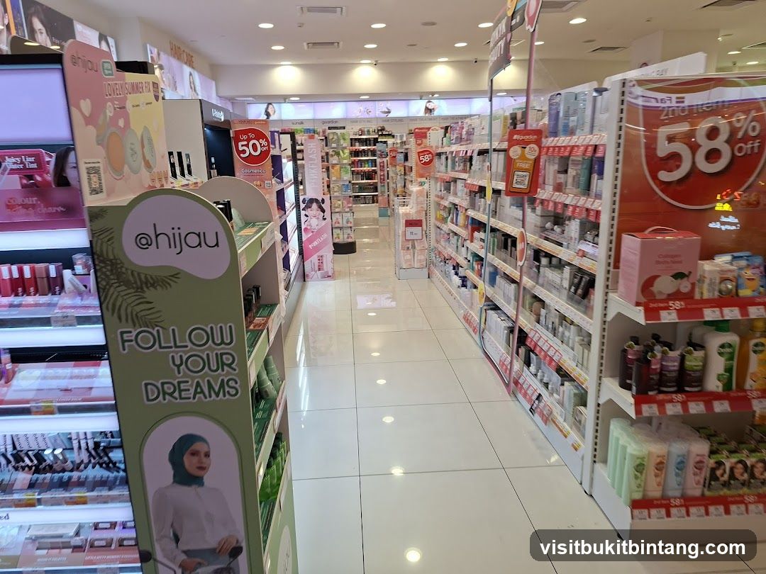 Cosmetics Store Aisles