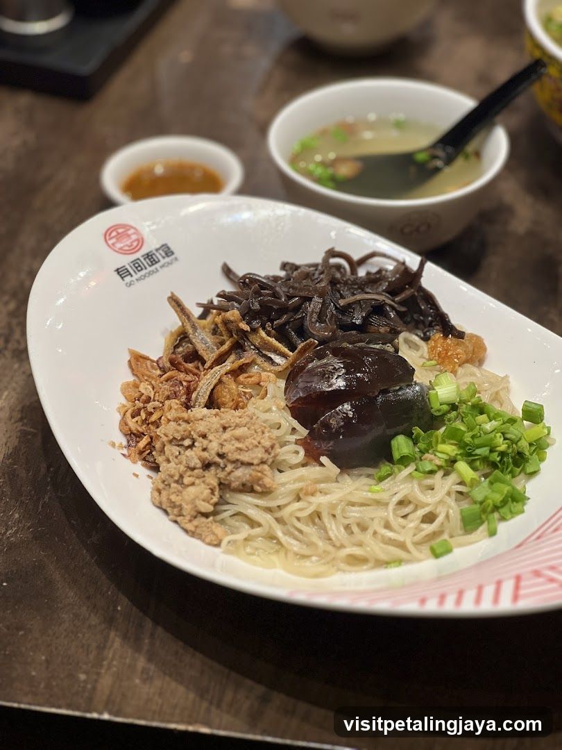 Noodle Dish with Toppings