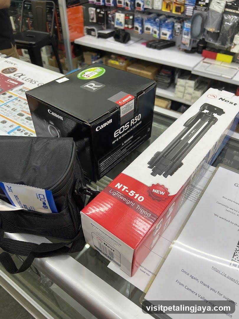 Camera Store Interior Display