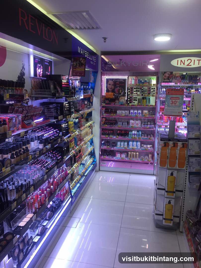 Cosmetics Store Aisles