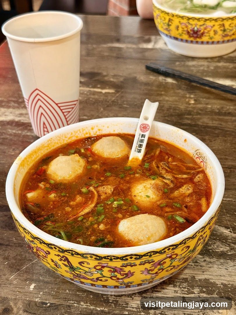 Spicy Soup with Fish Balls