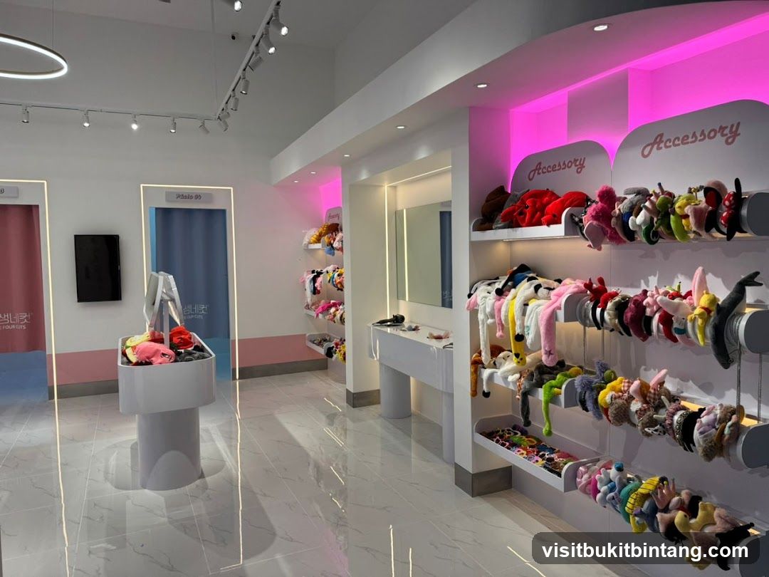 Store Interior with Accessories