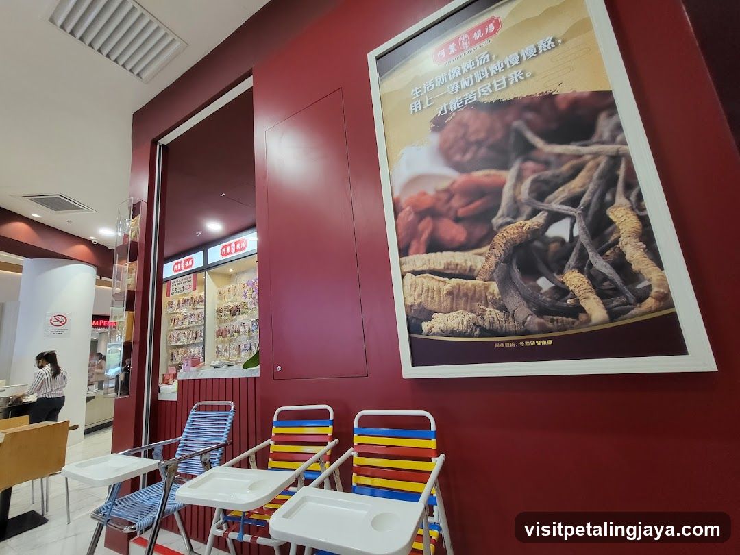 Poster and Chairs in a Store Interior