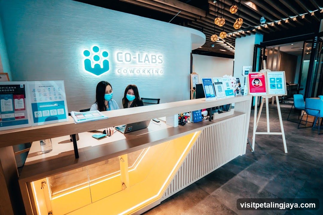 Co-Labs Coworking Reception Area