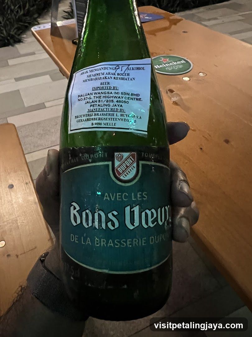 Bons Veuves Beer Bottle