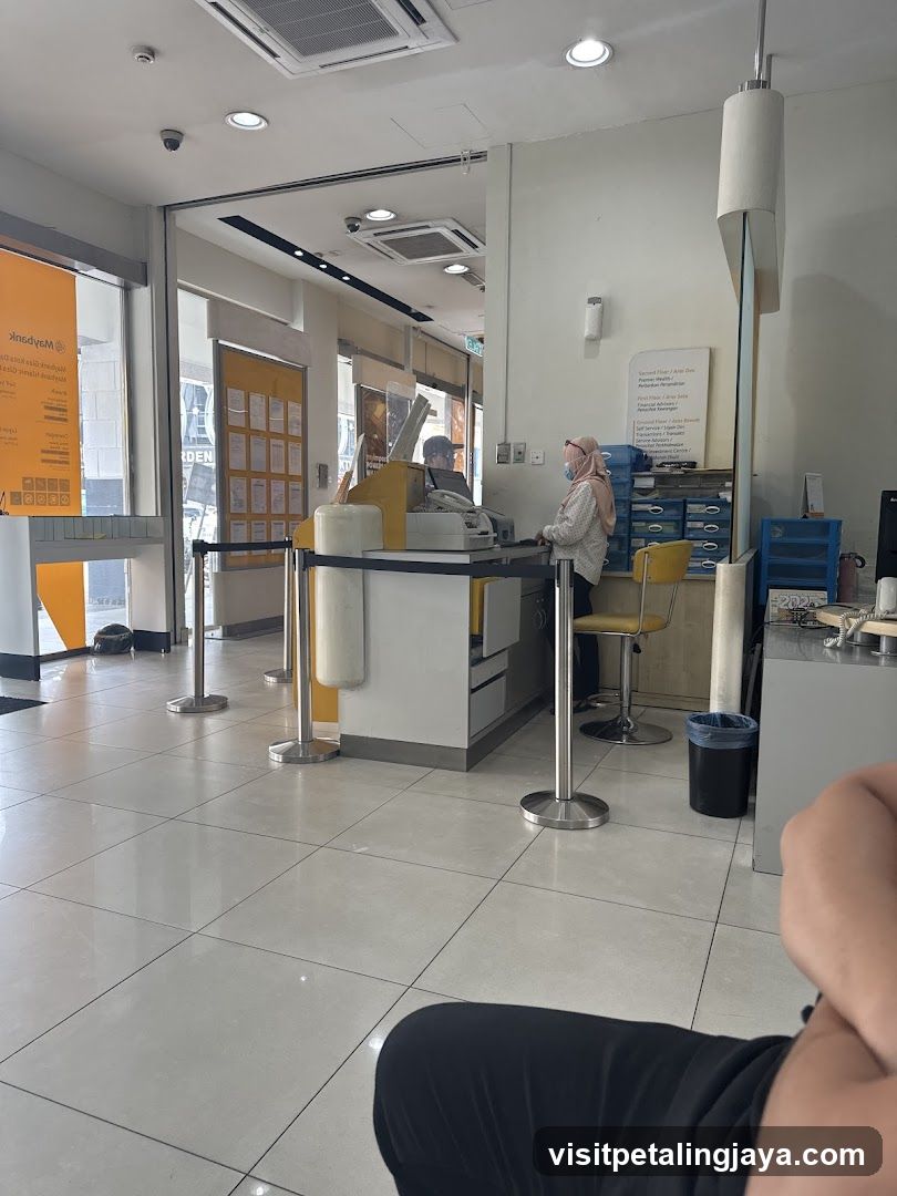 Bank Interior Counter Area