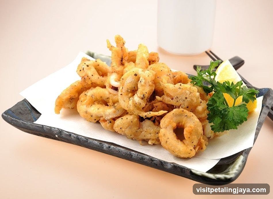 Fried Shrimp with Lemon and Parsley