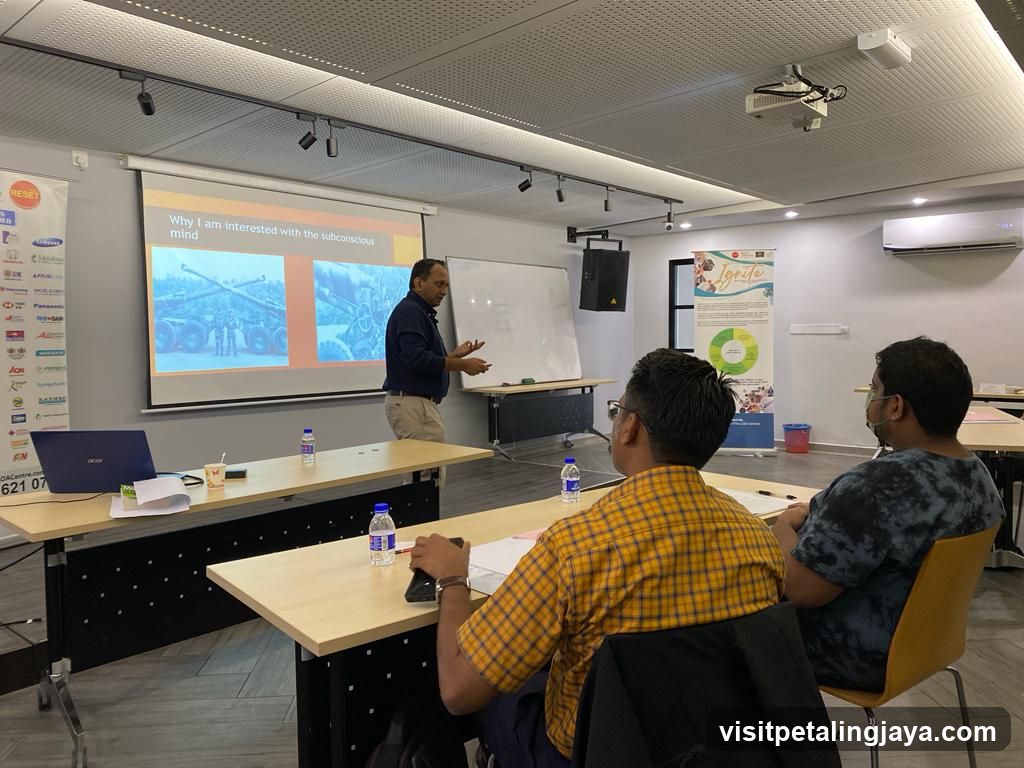 Presentation in a classroom setting