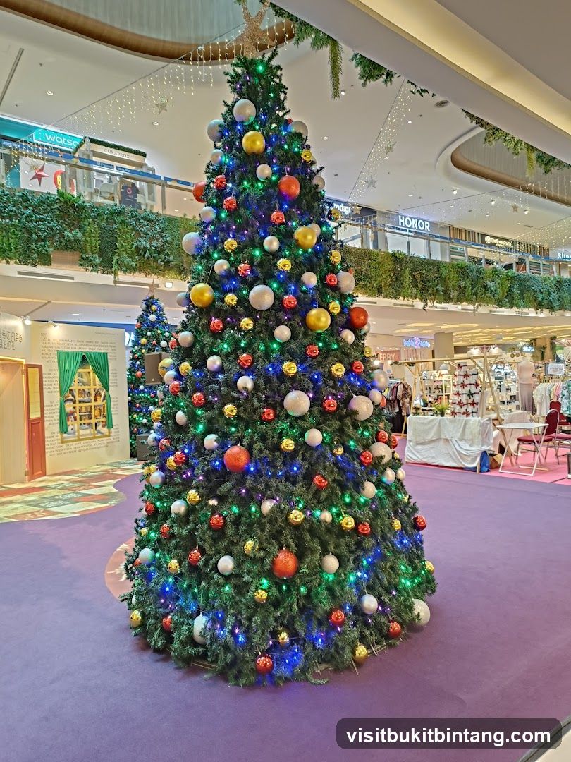 Christmas Tree Display in a Mall