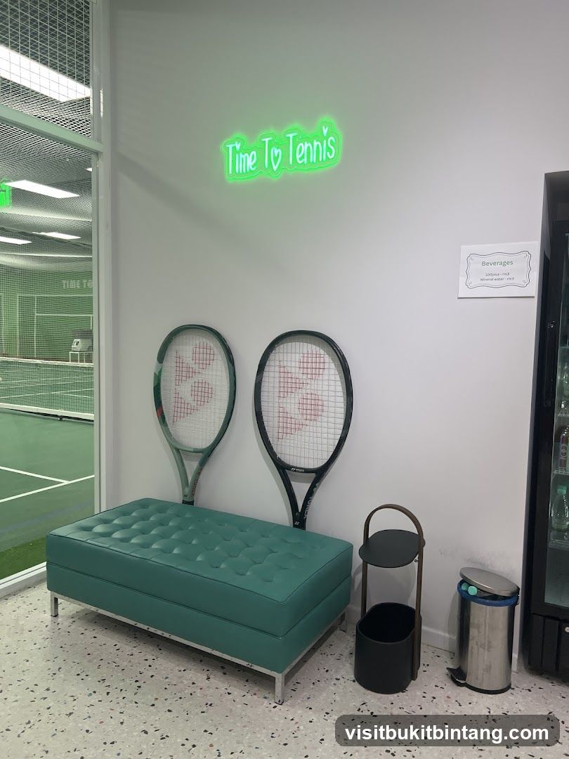Tennis Court Lounge Area