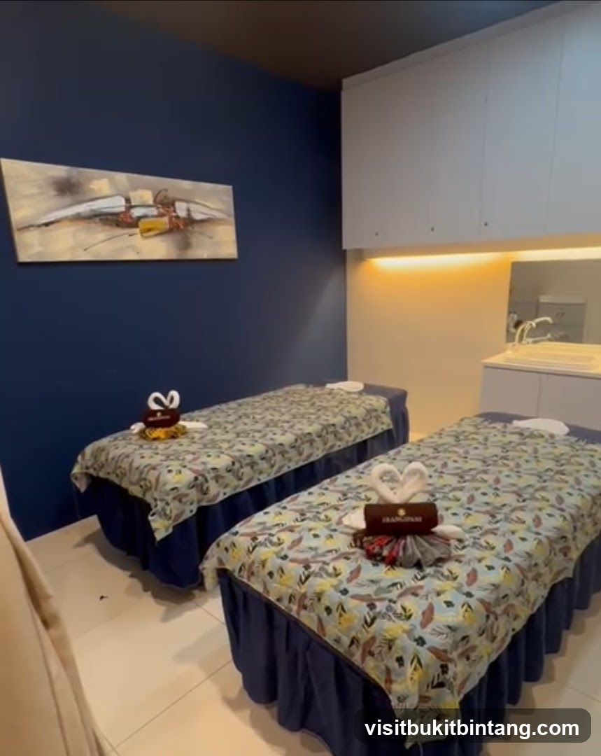 Spa Room with Two Massage Beds