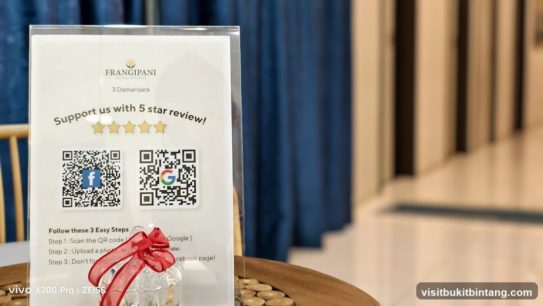 Frangipani Holistic Wellness Review Request