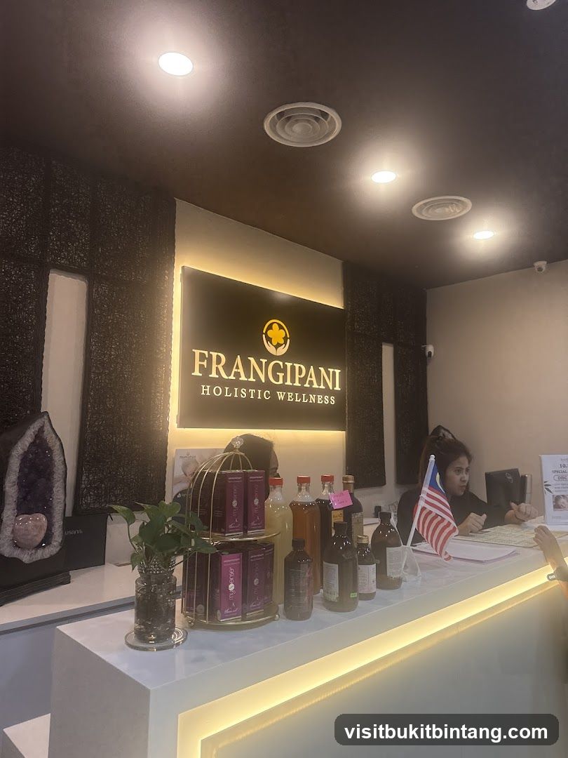 Frangipani Holistic Wellness Reception