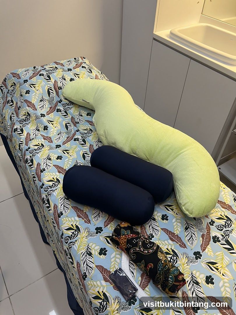 Massage Table Setup