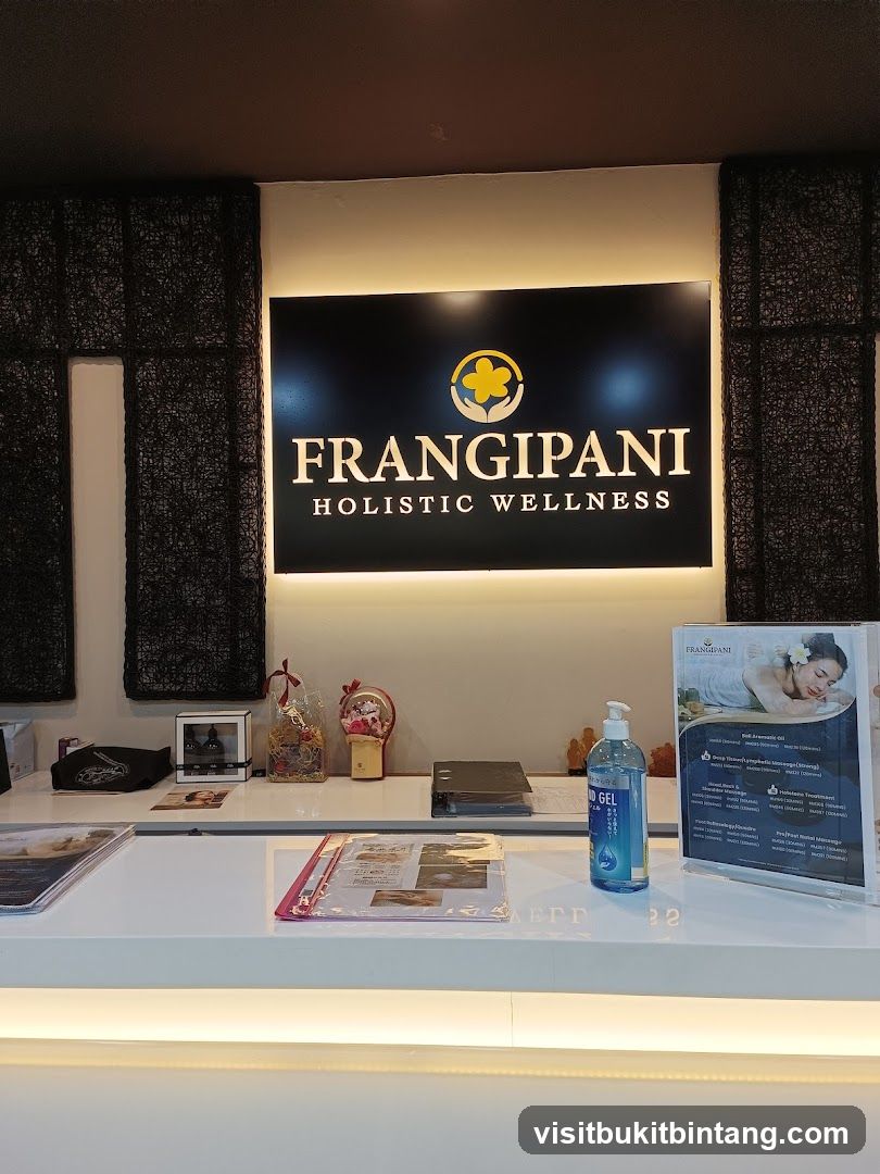 Frangipani Holistic Wellness Reception