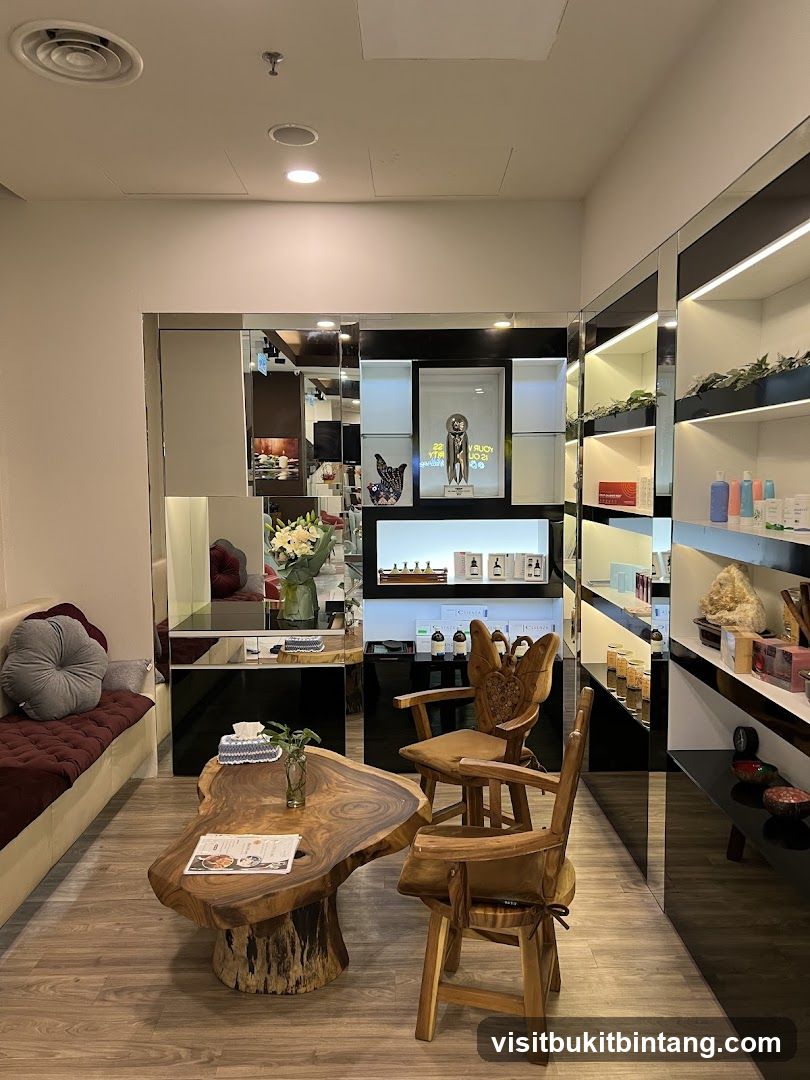 Interior of a spa or salon