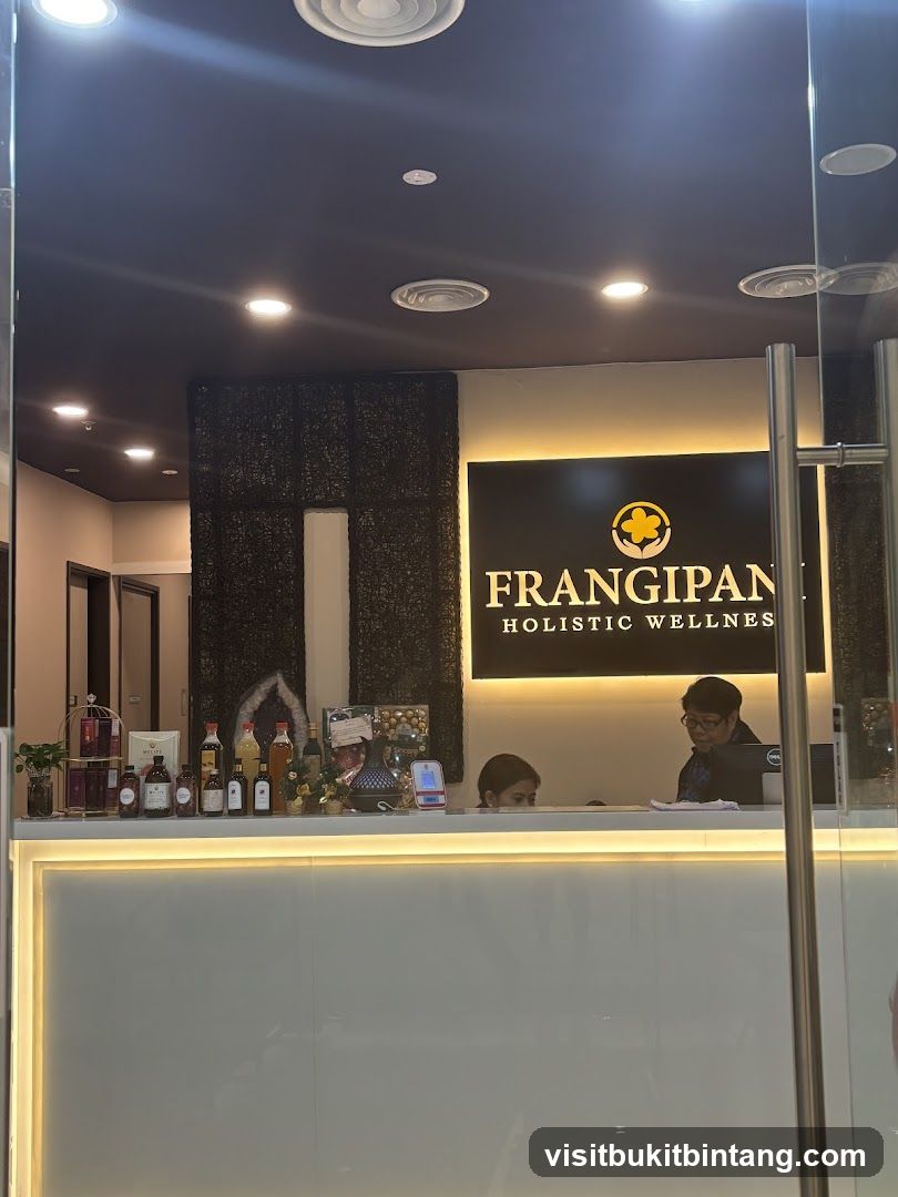 Frangipani Holistic Wellness Reception