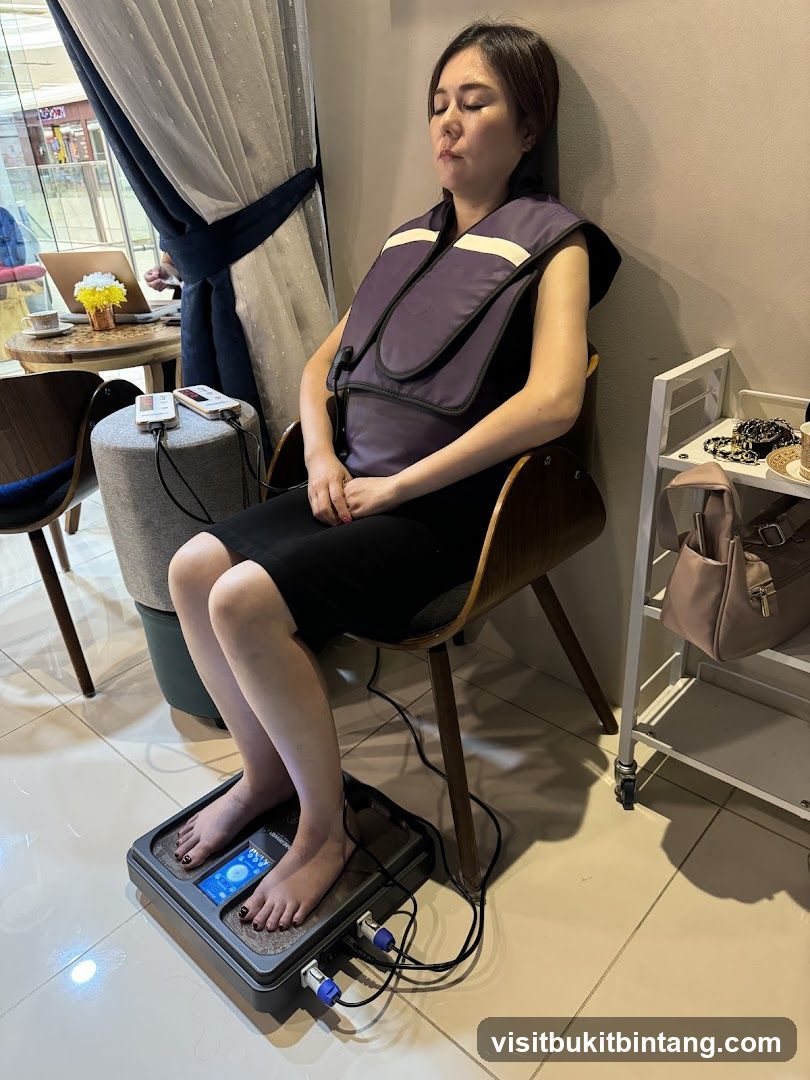 Woman undergoing a spa treatment