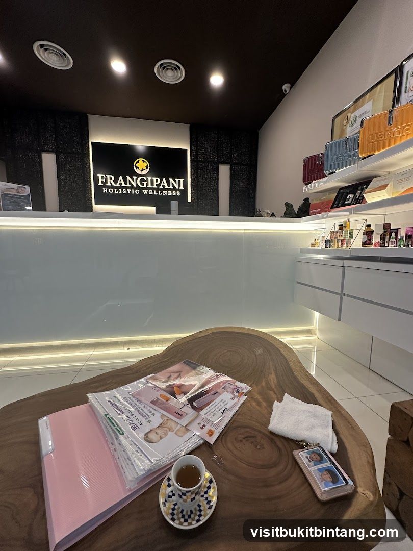 Frangipani Holistic Wellness Reception