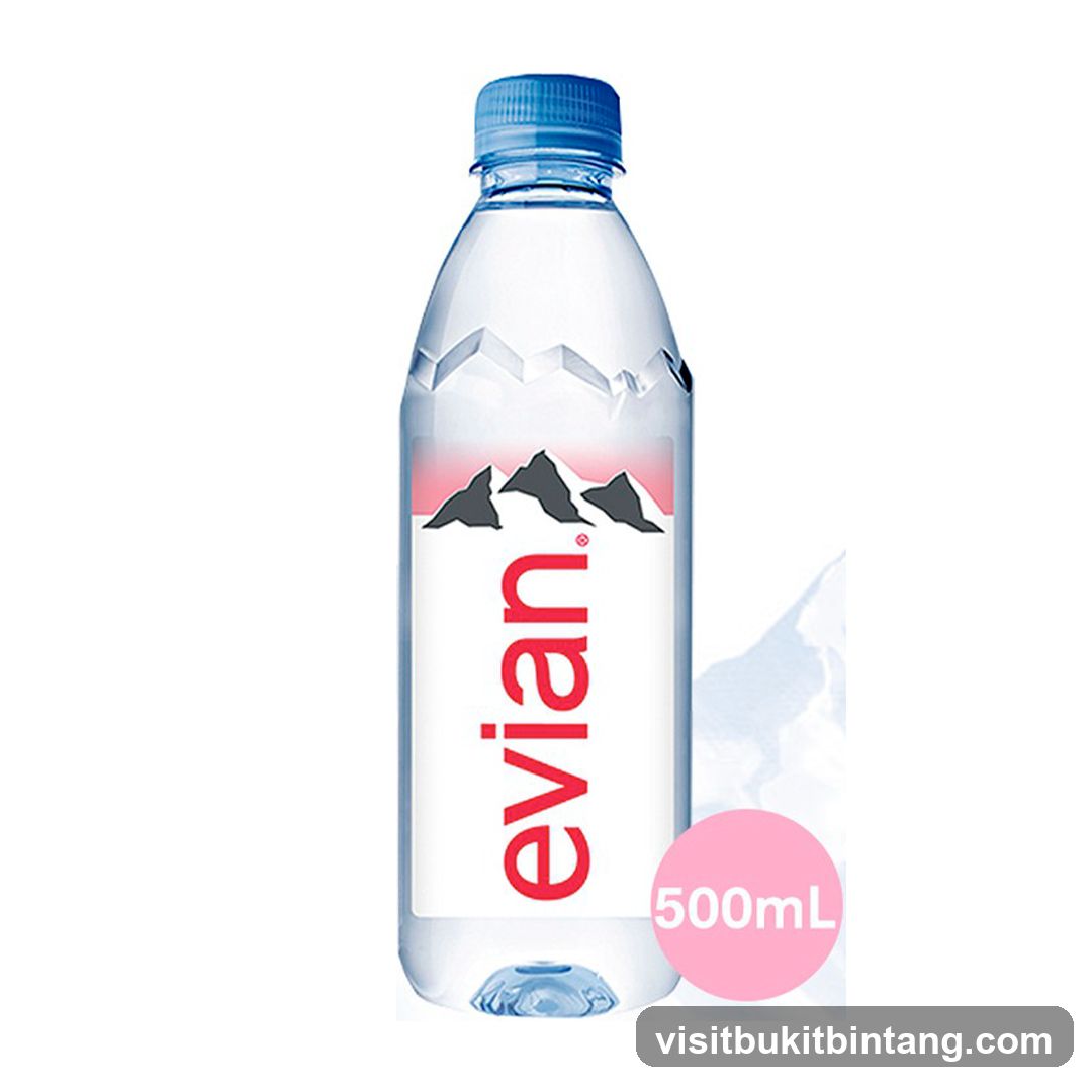 Evian Water Bottle