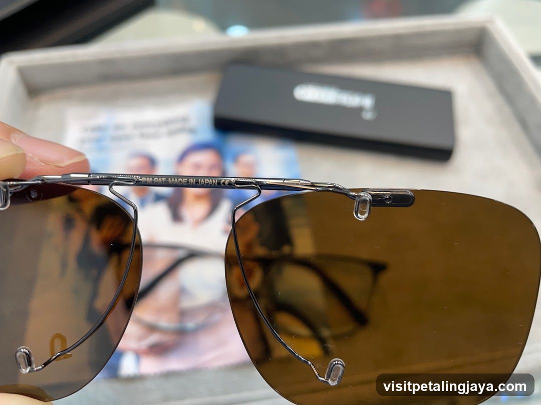 Sunglasses with Clip-On Lenses