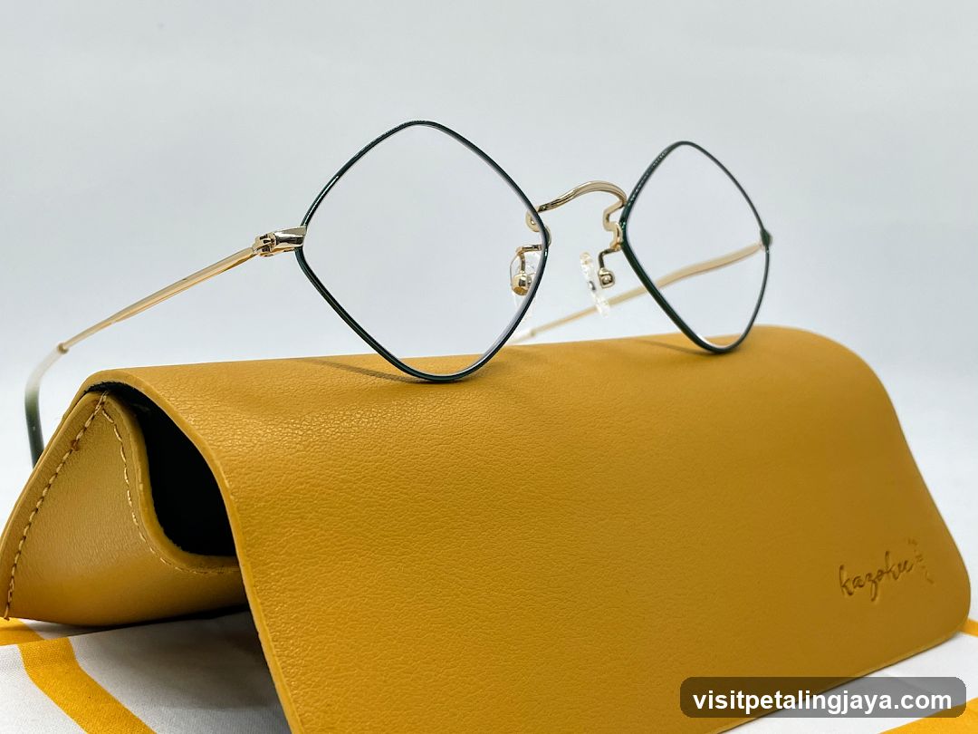 Eyeglasses on Case