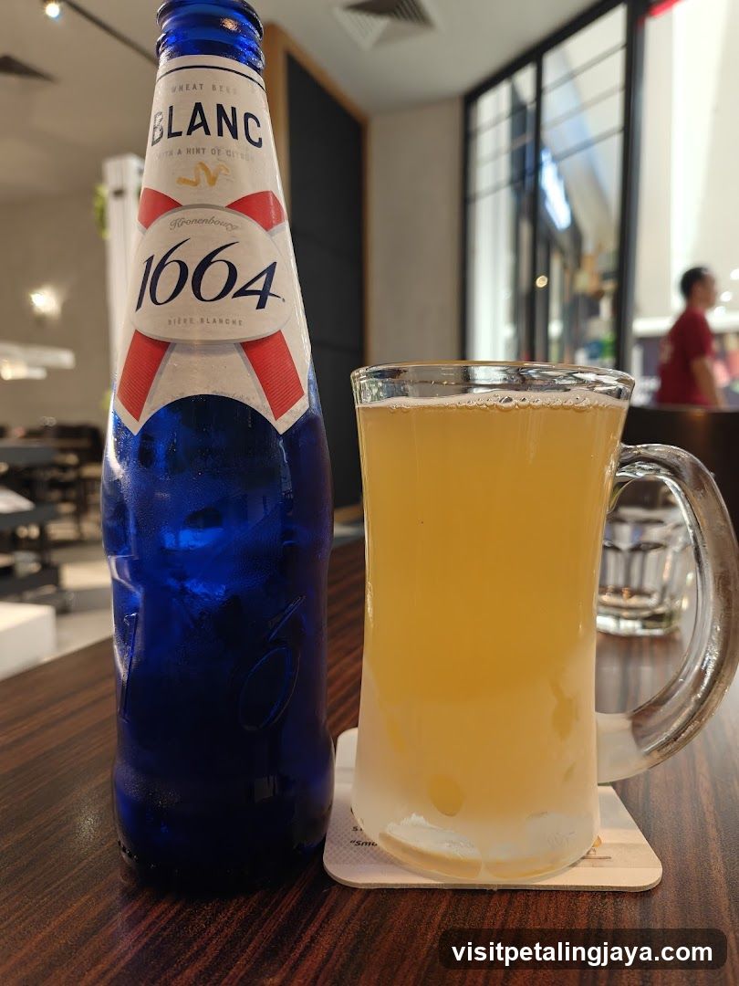 1664 Beer and Glass
