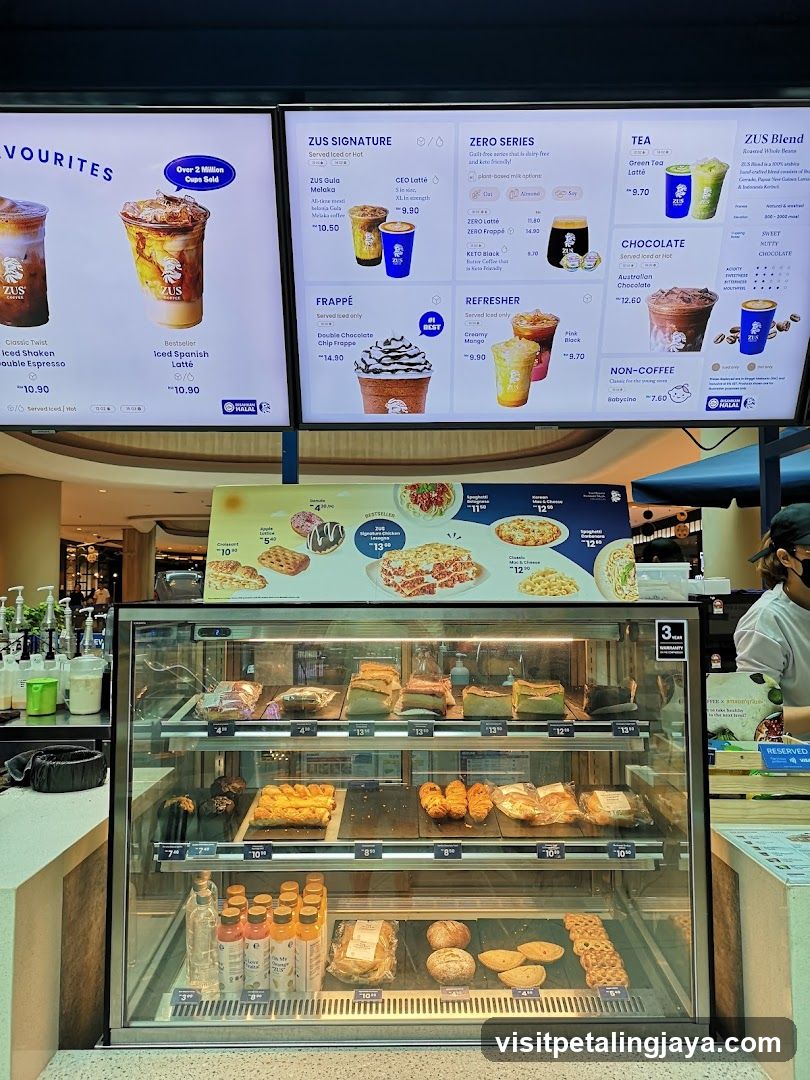 Coffee Shop Display and Menu Board