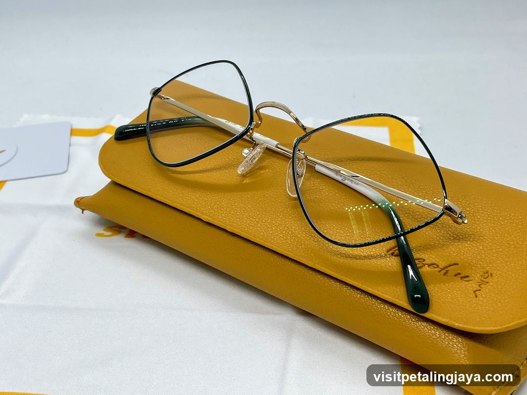 Eyeglasses on Case