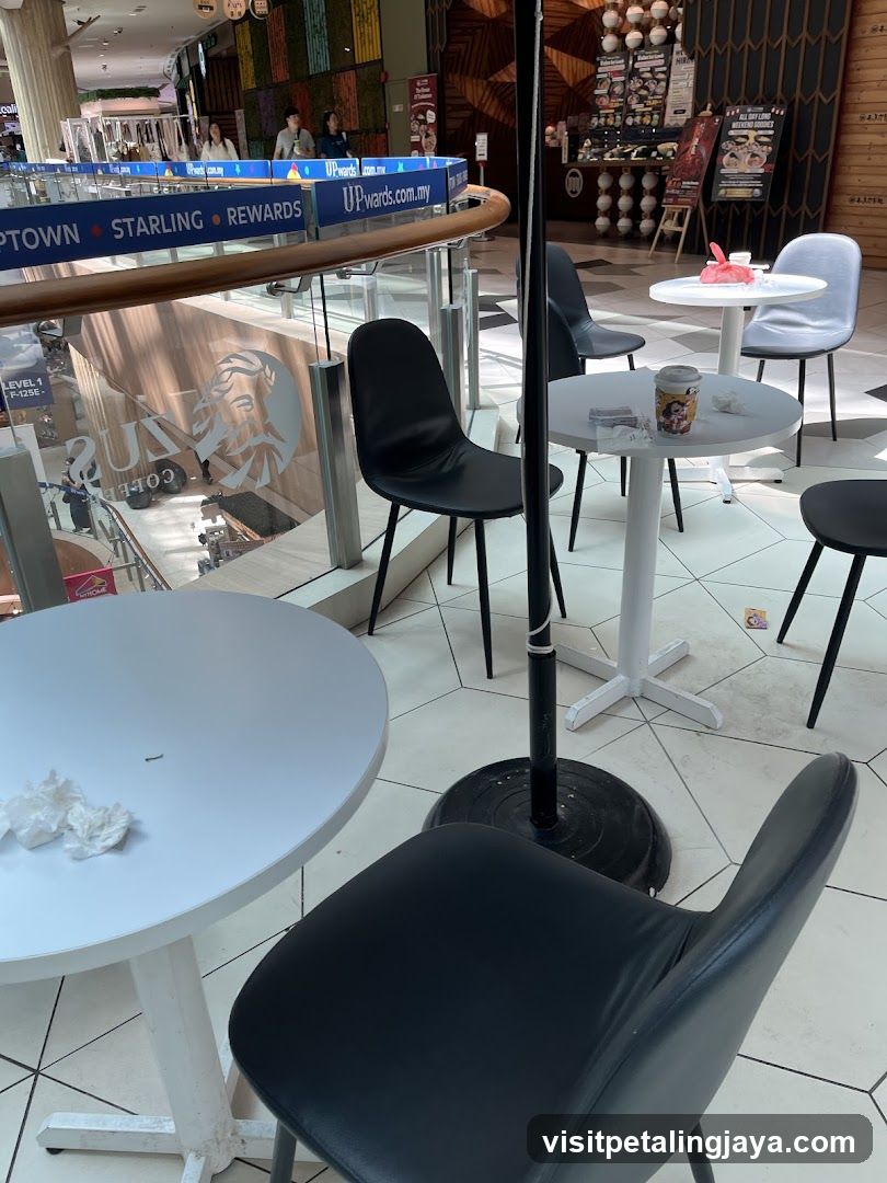 Mall Interior Seating Area