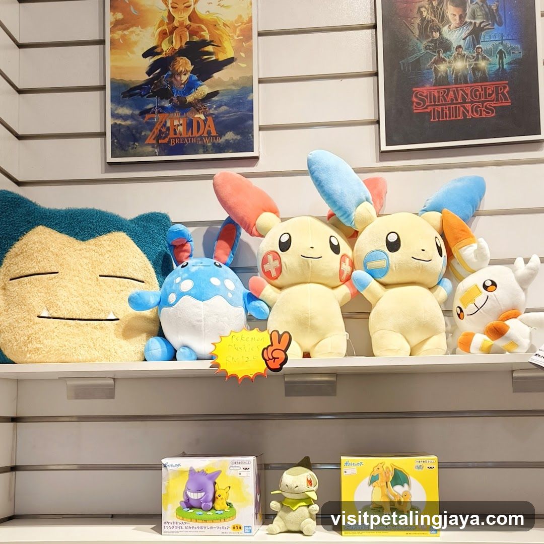 Pokemon Plushies Display