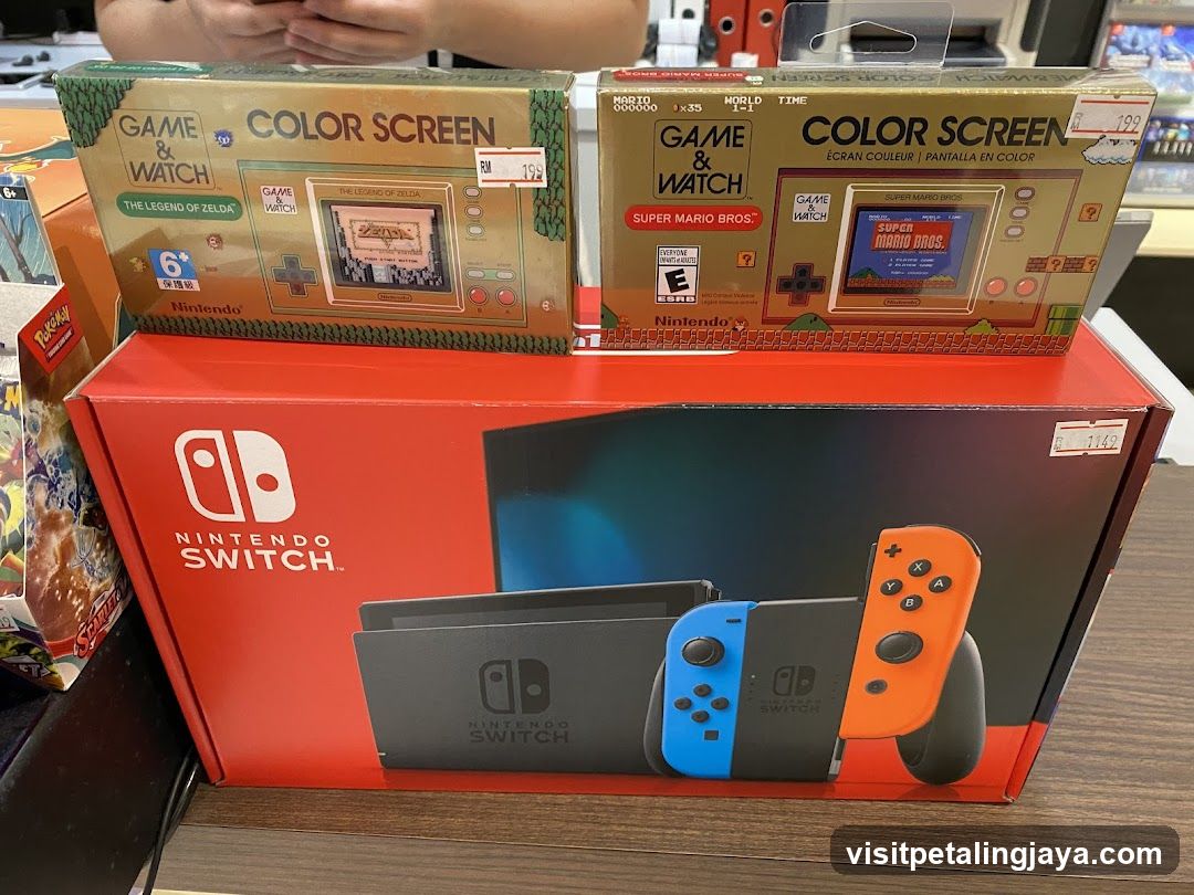 Nintendo Game Console Display