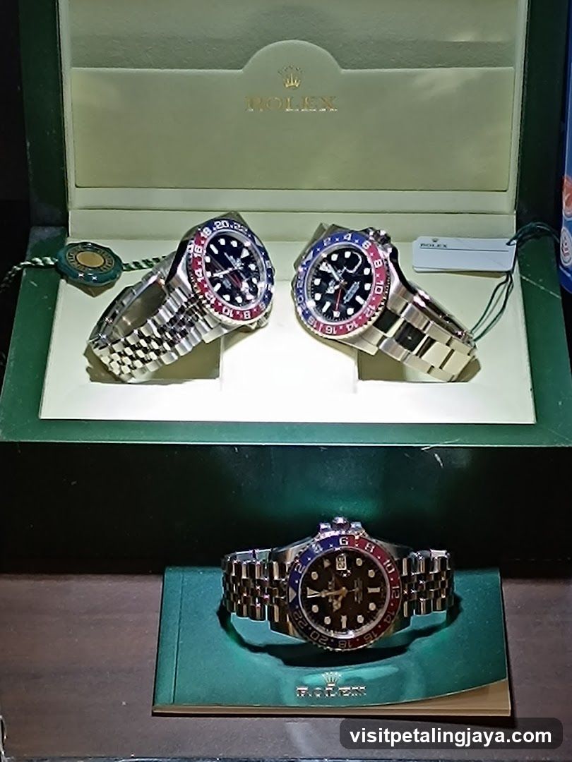Rolex Watch Display