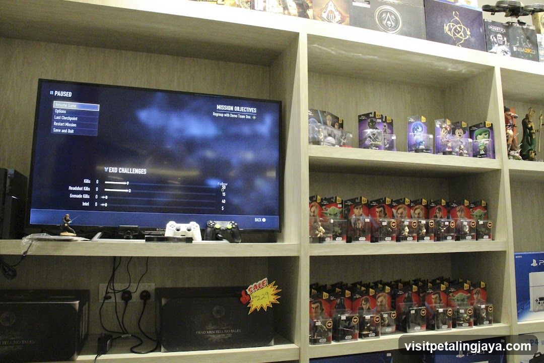Gaming Store Interior Display