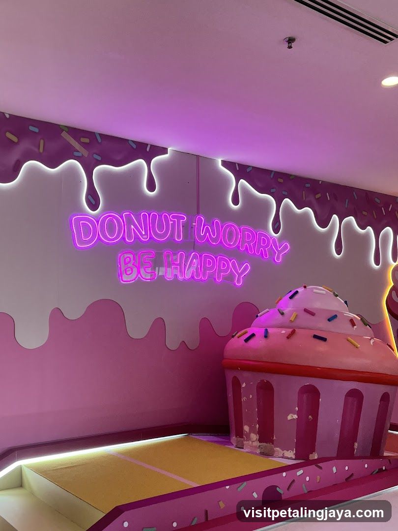 Donut Worry Be Happy Neon Sign