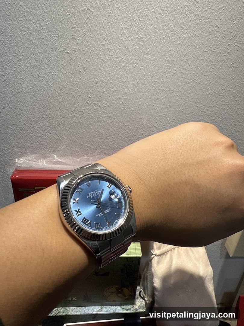 Rolex Datejust on wrist