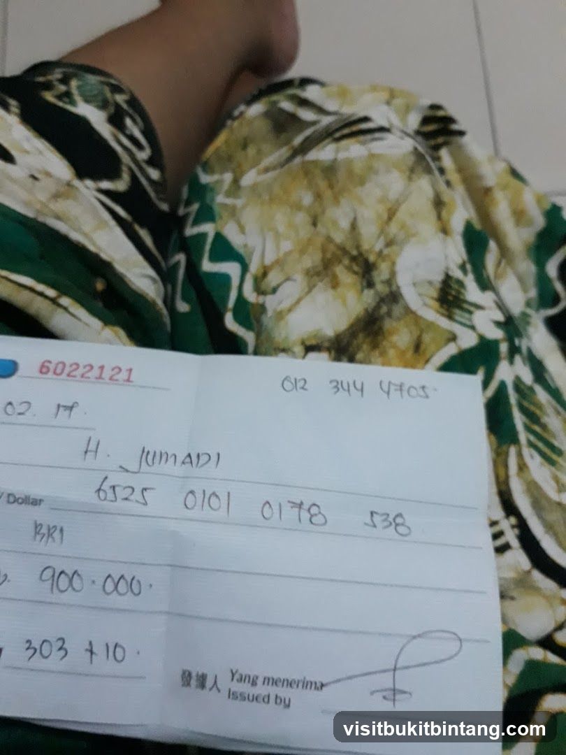 Handwritten Note
