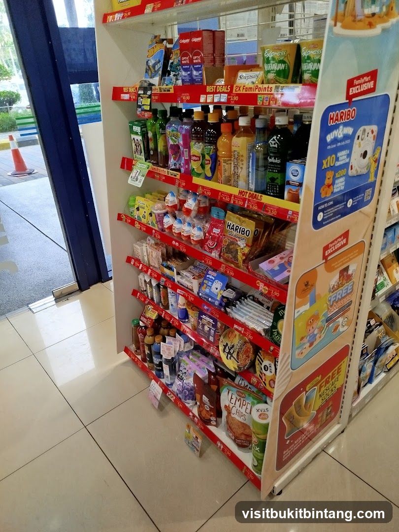 Convenience Store Shelves