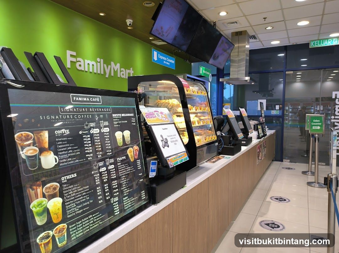 FamilyMart Cafe Counter